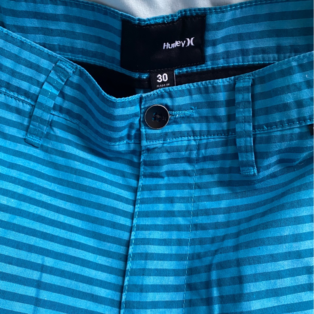 Mens Hurley striped shorts